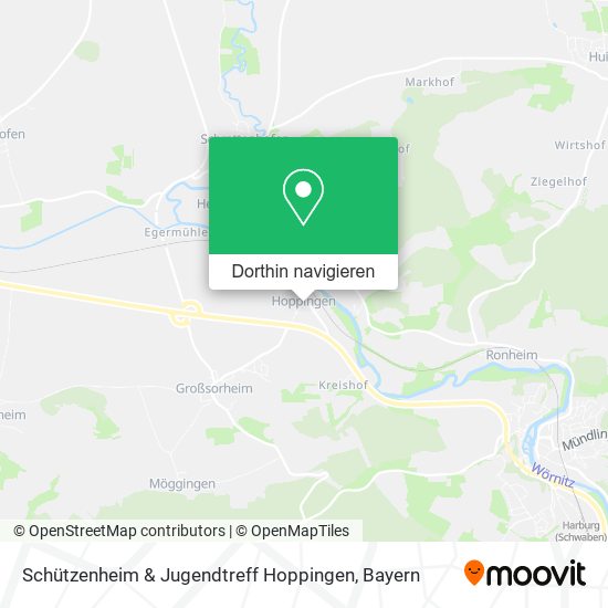 Schützenheim & Jugendtreff Hoppingen Karte