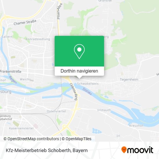 Kfz-Meisterbetrieb Schoberth Karte