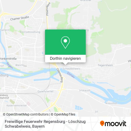 Freiwillige Feuerwehr Regensburg - Löschzug Schwabelweis Karte