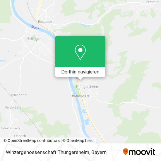 Winzergenossenschaft Thüngersheim Karte