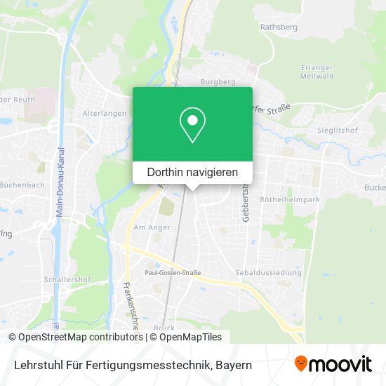Lehrstuhl Für Fertigungsmesstechnik Karte