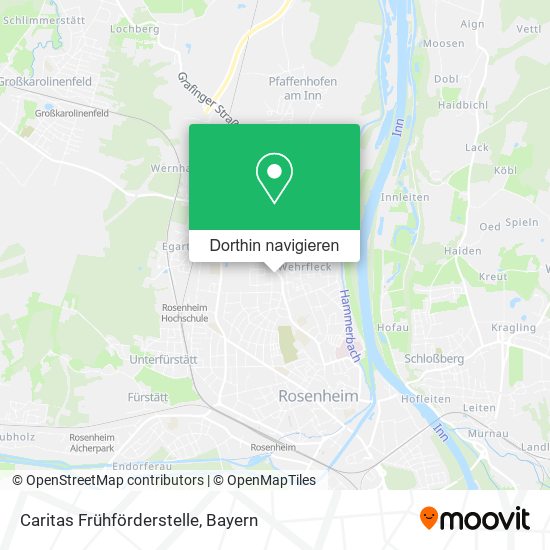 Caritas Frühförderstelle Karte