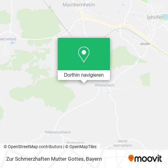 Zur Schmerzhaften Mutter Gottes Karte