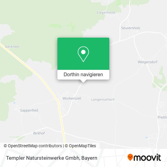 Templer Natursteinwerke Gmbh Karte