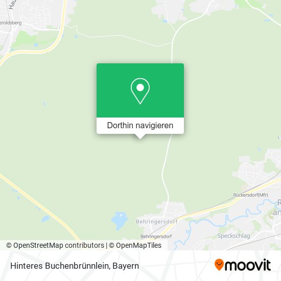 Hinteres Buchenbrünnlein Karte
