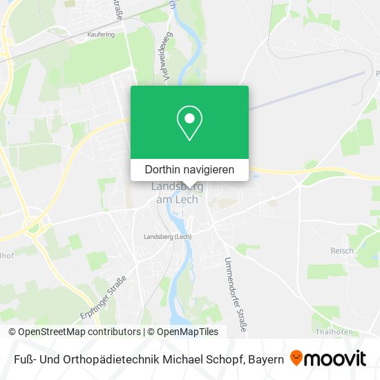Fuß- Und Orthopädietechnik Michael Schopf Karte