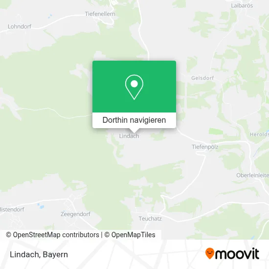 Lindach Karte