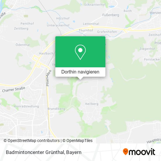 Badmintoncenter Grünthal Karte
