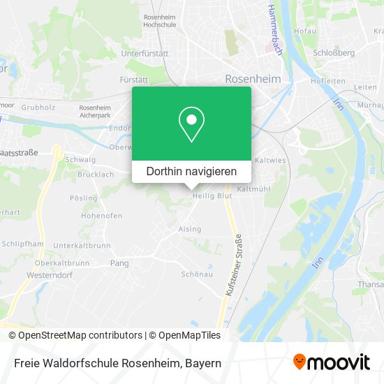 Freie Waldorfschule Rosenheim Karte