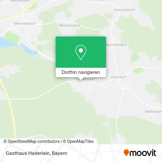 Gasthaus Haderlein Karte