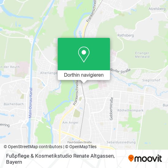 Fußpflege & Kosmetikstudio Renate Altgassen Karte