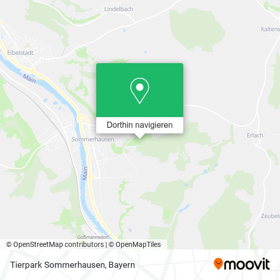 Tierpark Sommerhausen Karte