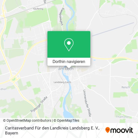 Caritasverband Für den Landkreis Landsberg E. V. Karte