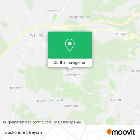 Zeckendorf Karte