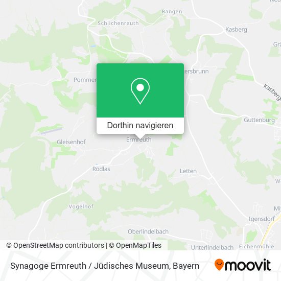 Synagoge Ermreuth / Jüdisches Museum Karte