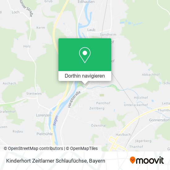 Kinderhort Zeitlarner Schlaufüchse Karte