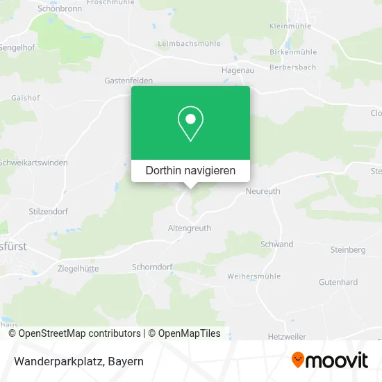 Wanderparkplatz Karte