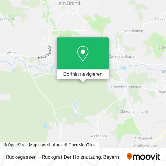 Rückegassen -- Rückgrat Der Holznutzung Karte