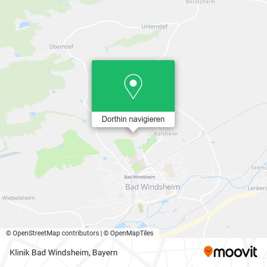 Klinik Bad Windsheim Karte