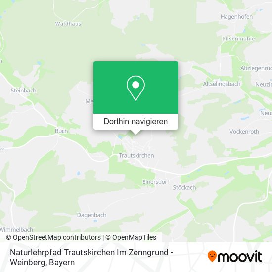 Naturlehrpfad Trautskirchen Im Zenngrund - Weinberg Karte