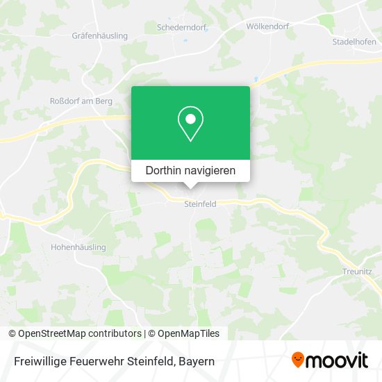Freiwillige Feuerwehr Steinfeld Karte