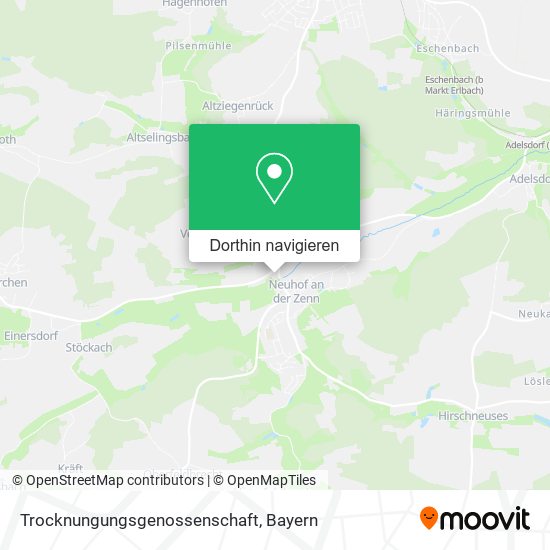 Trocknungungsgenossenschaft Karte