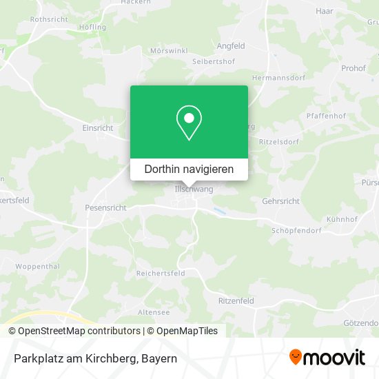 Parkplatz am Kirchberg Karte