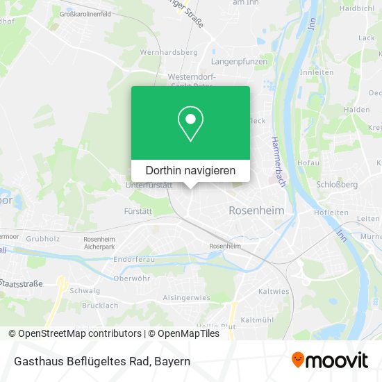 Gasthaus Beflügeltes Rad Karte