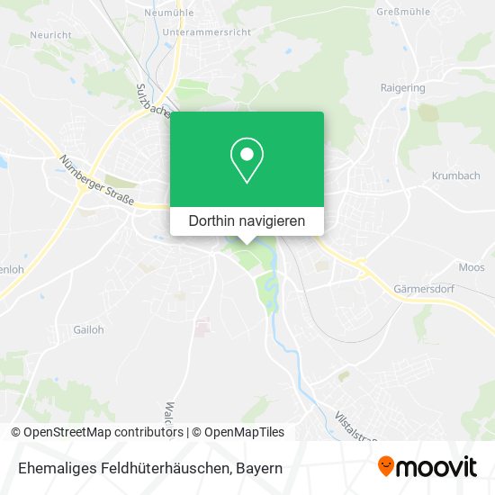 Ehemaliges Feldhüterhäuschen Karte