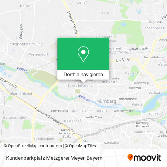 Kundenparkplatz Metzgerei Meyer Karte