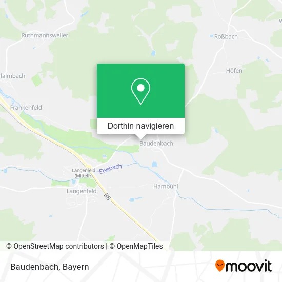 Baudenbach Karte