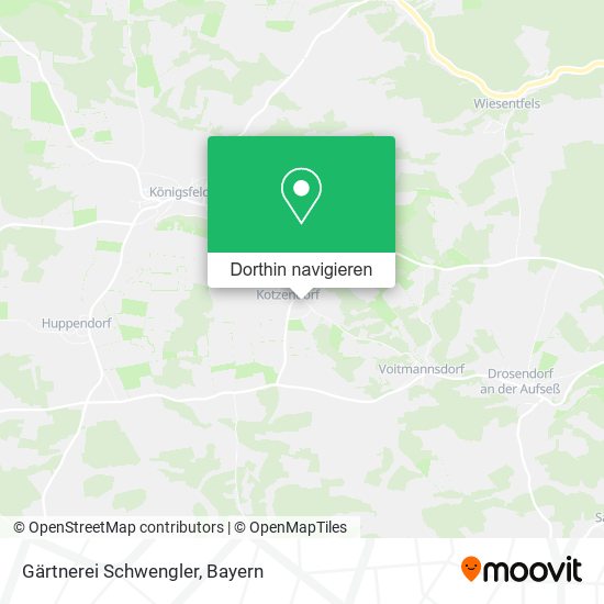 Gärtnerei Schwengler Karte