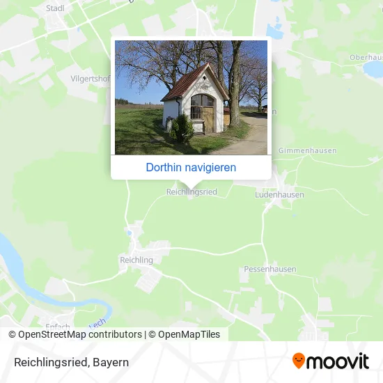 Reichlingsried Karte