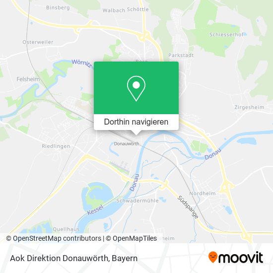 Aok Direktion Donauwörth Karte