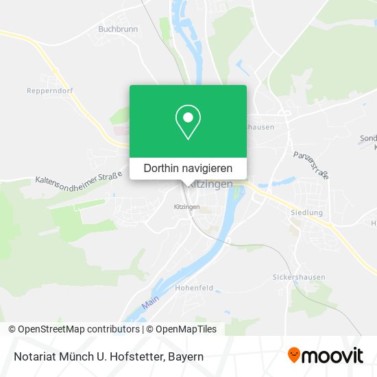 Notariat Münch U. Hofstetter Karte