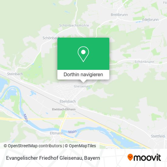 Evangelischer Friedhof Gleisenau Karte