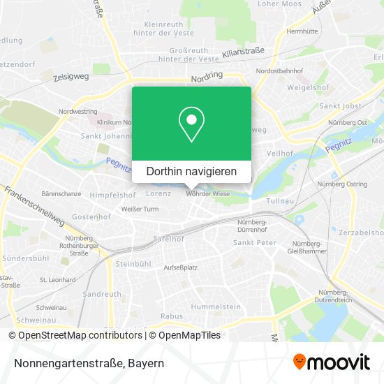 Nonnengartenstraße Karte