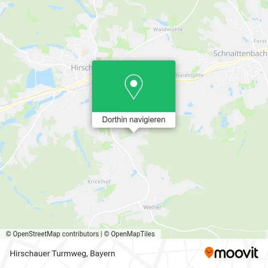 Hirschauer Turmweg Karte