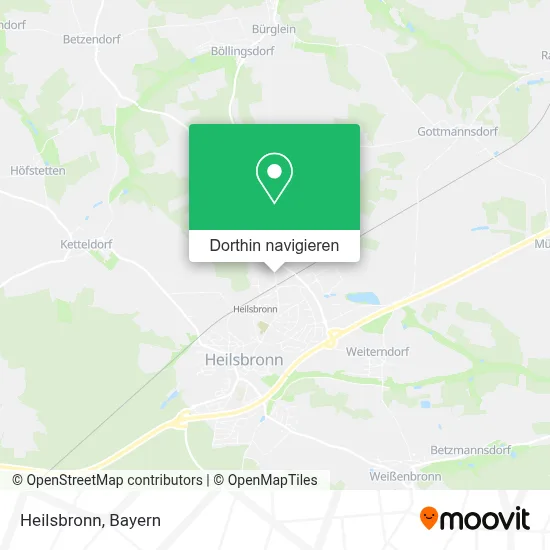 Heilsbronn Karte