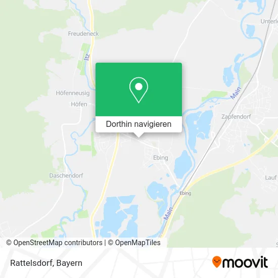 Rattelsdorf Karte