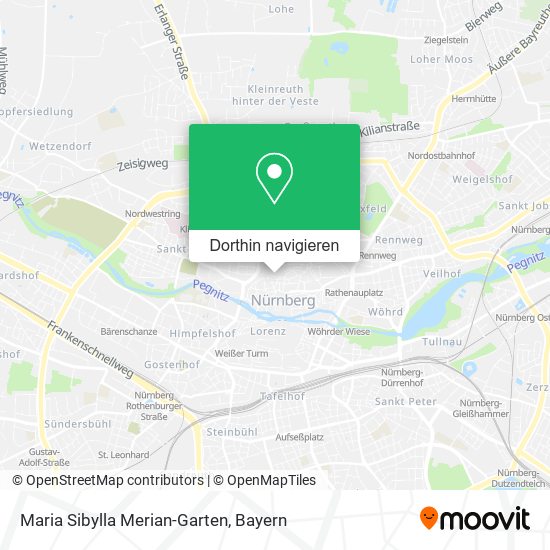 Maria Sibylla Merian-Garten Karte