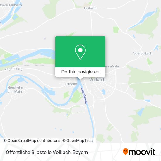 Öffentliche Slipstelle Volkach Karte