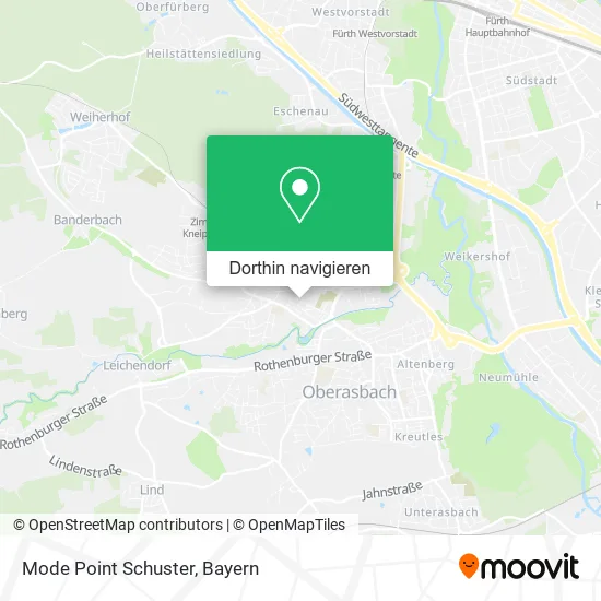 Mode Point Schuster Karte