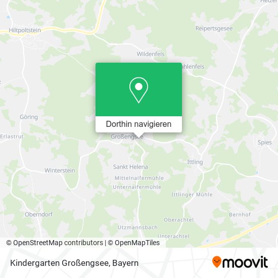 Kindergarten Großengsee Karte