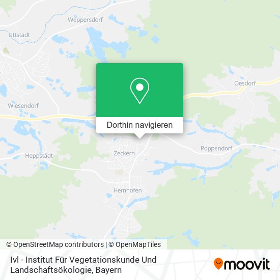 Ivl - Institut Für Vegetationskunde Und Landschaftsökologie Karte