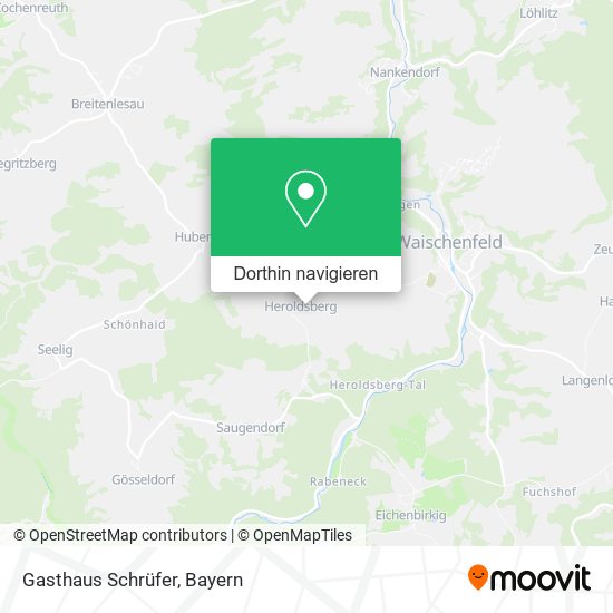 Gasthaus Schrüfer Karte