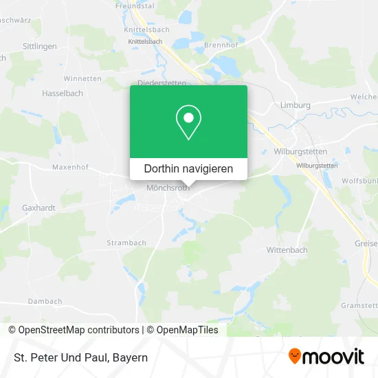 St. Peter Und Paul Karte