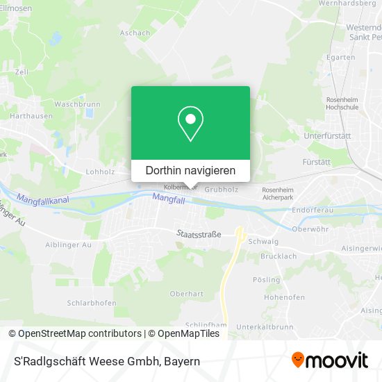 S'Radlgschäft Weese Gmbh Karte