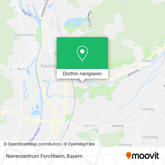 Nierenzentrum Forchheim Karte