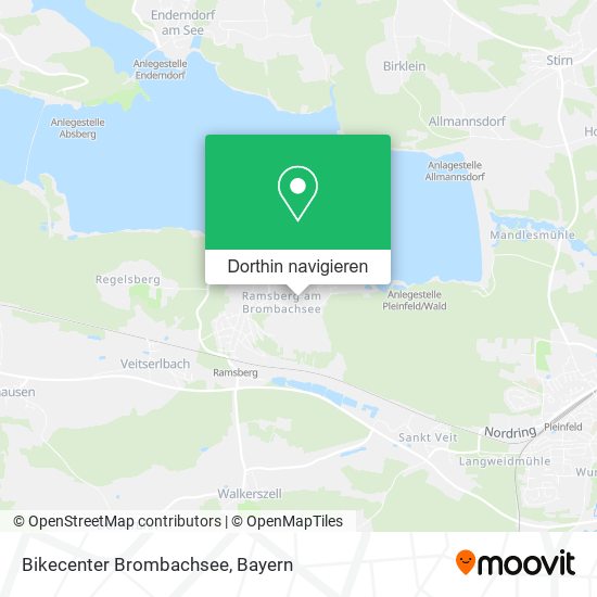 Bikecenter Brombachsee Karte